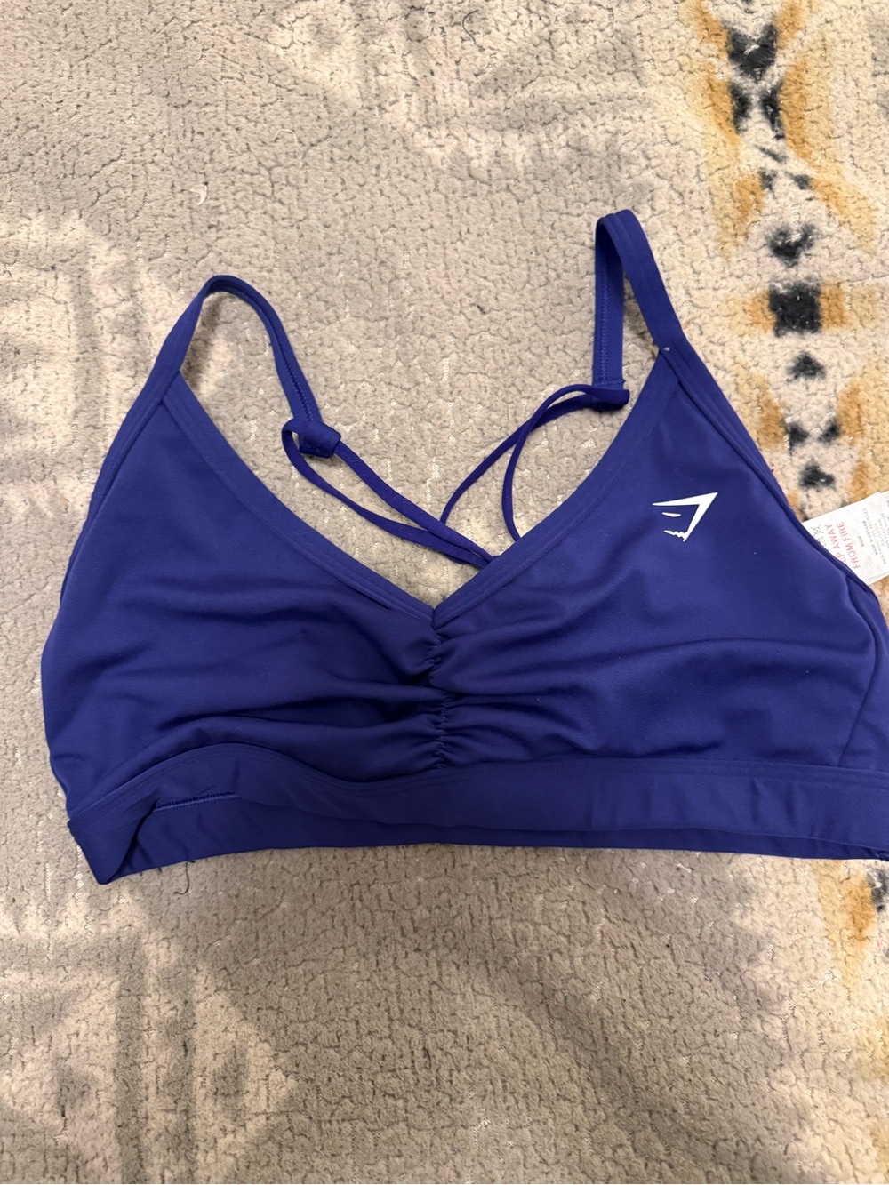 Gymshark Blue Strappy Sports Bralette